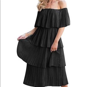 ETCY NEW Women’s Off The Shoulder Sleeveless Dress